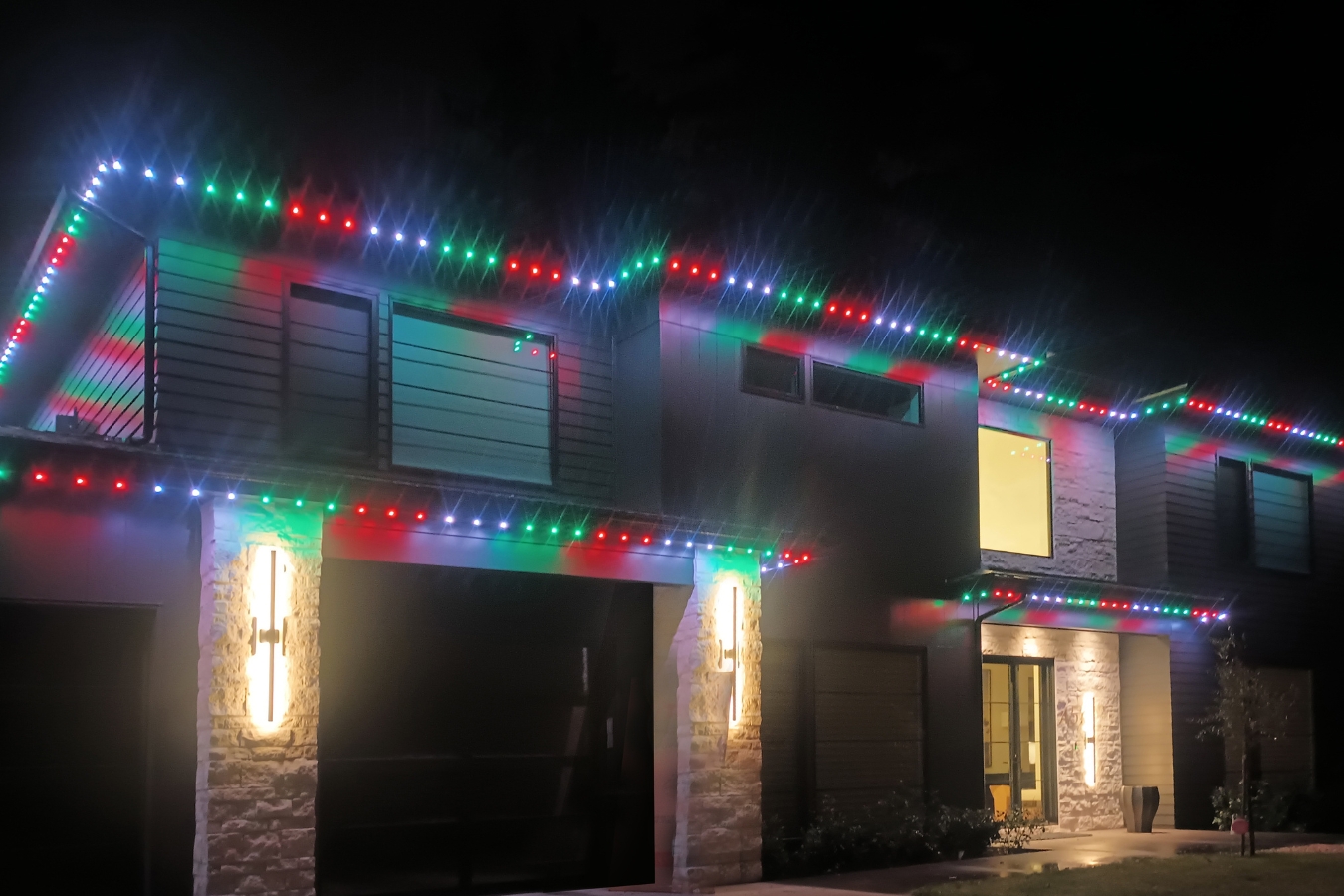Permanent holiday Lighting in Japer GA