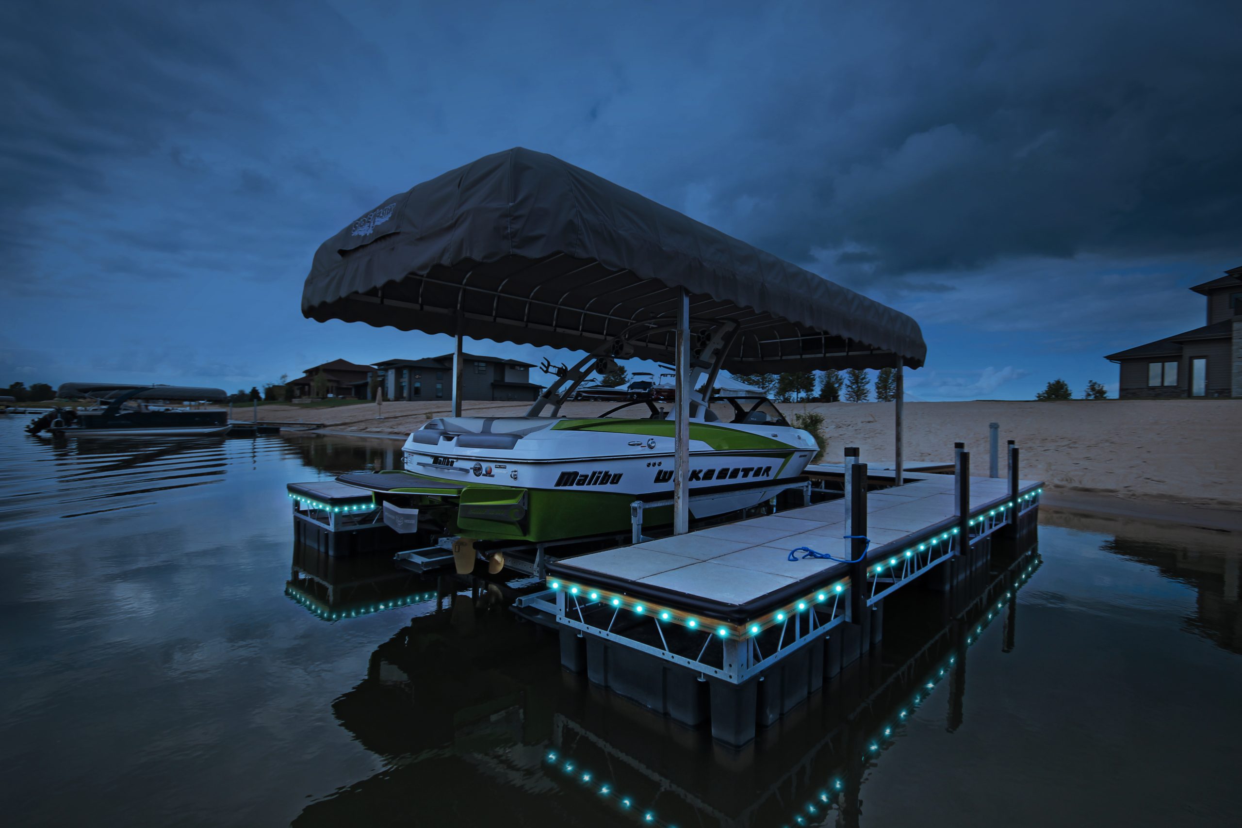 Boat dock lighting in Georgia