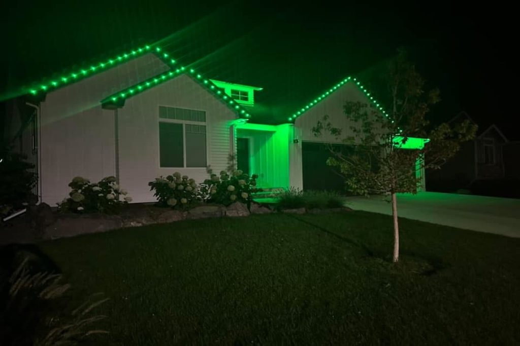 St Petersburg permanent holiday lights