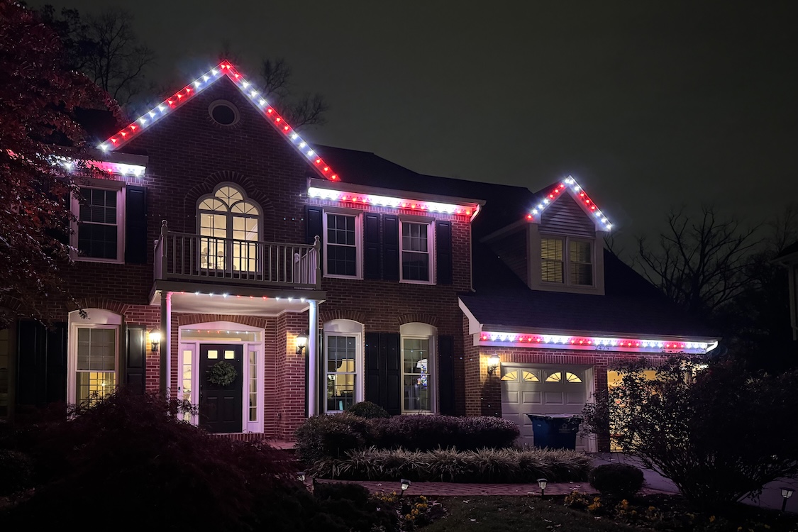 Marietta permanent holiday lights